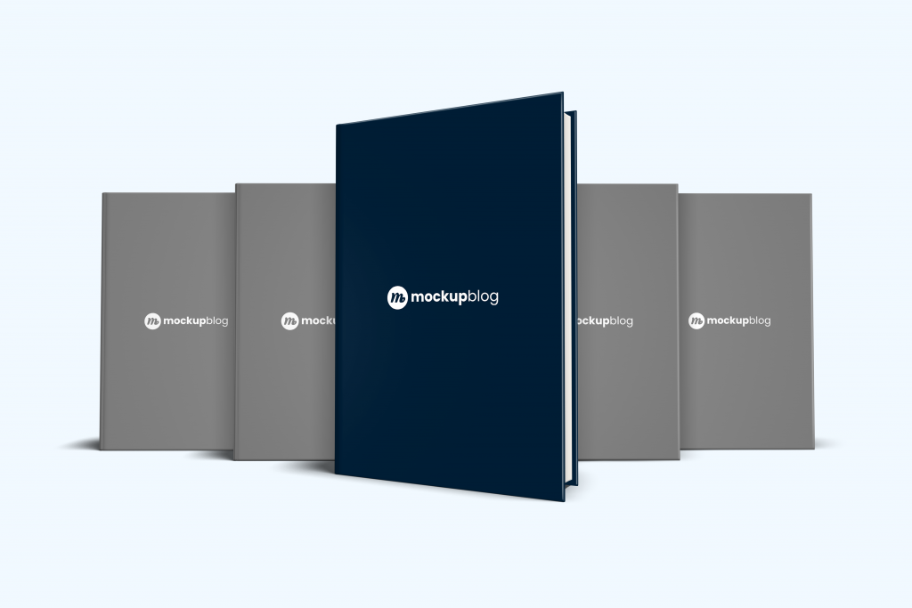 6×9 Book Series Mockup Free Download