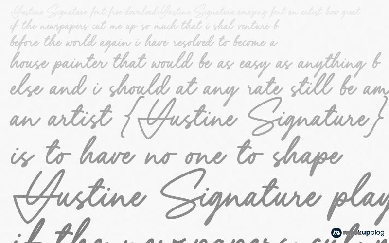 Yustine Signature Font