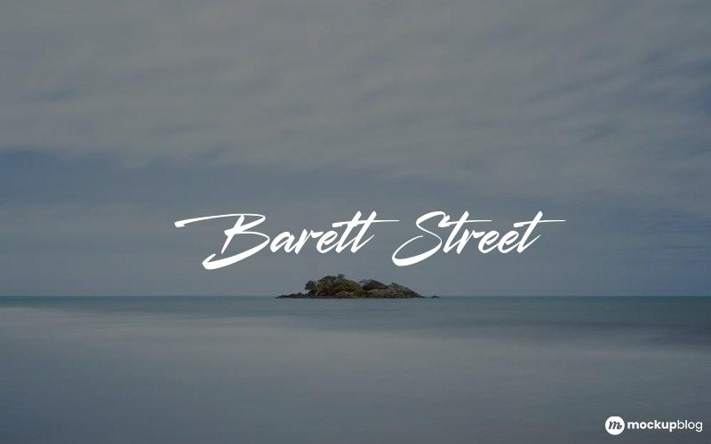 Barett Street Schriftart