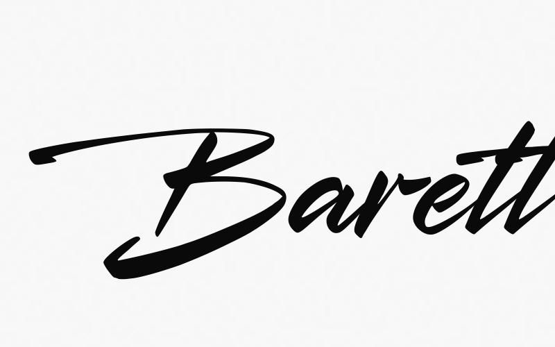 Barett Street Schriftart