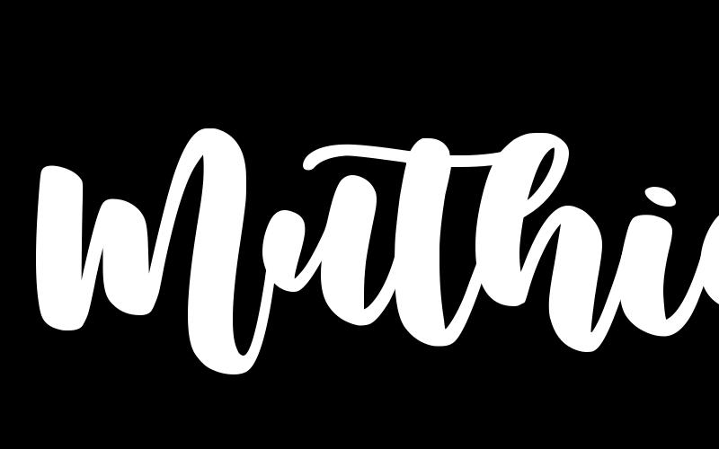 Muthiara -Demoversion- Schriftart