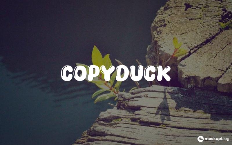 Copyduck Font