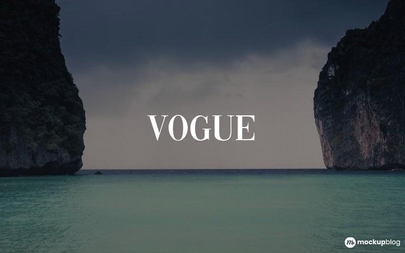 Vogue Font