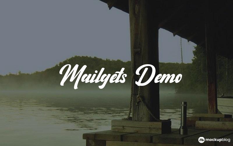 Mailgets Demo Schriftart