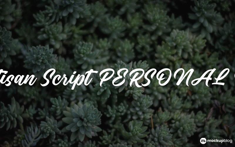 Matisan Script PERSONAL USE Font