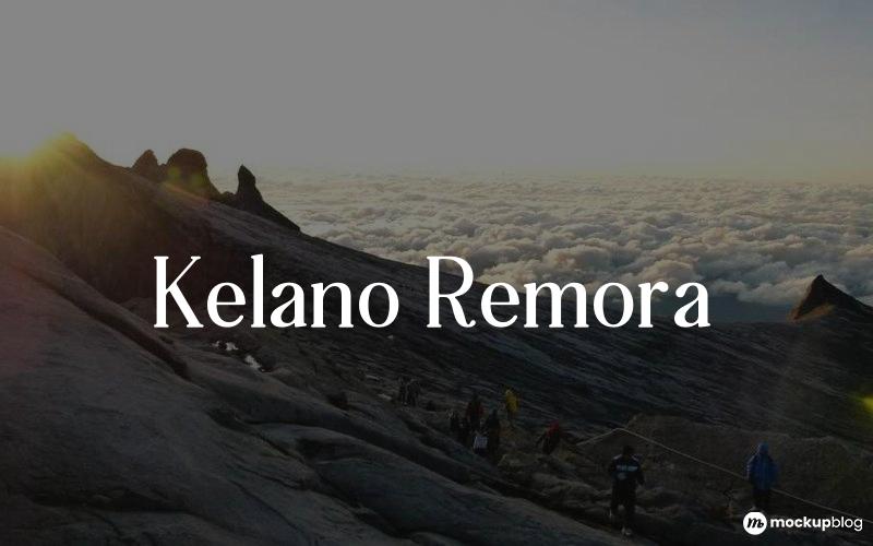 Kelano Remora Font