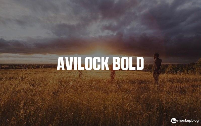 Avilock Bold Font