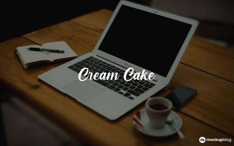 Schriftart Cream Cake