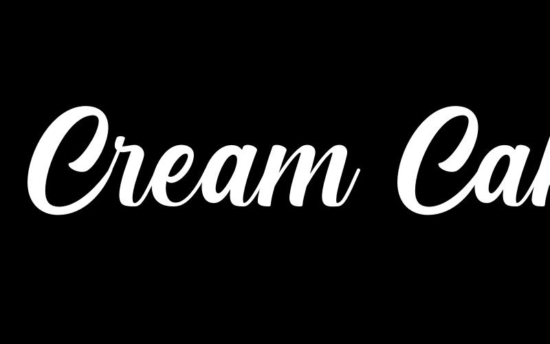 Schriftart Cream Cake