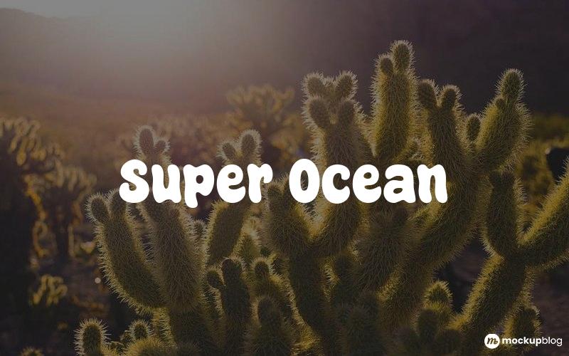 Super Ocean Font