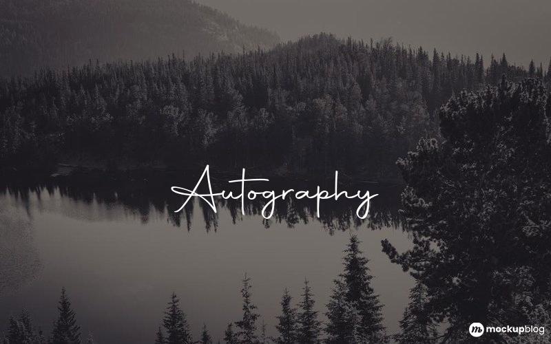 Autography Font