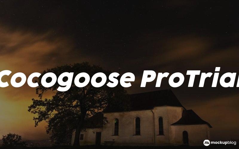 Cocogoose ProTrial Font