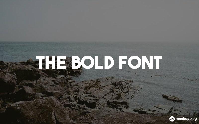 The Bold Font Font