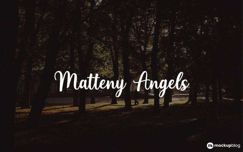 Matteny Angels Font