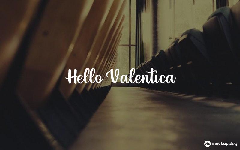 Hello Valentica Font