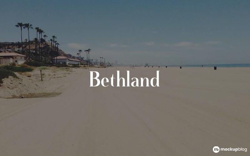 Bethland Font