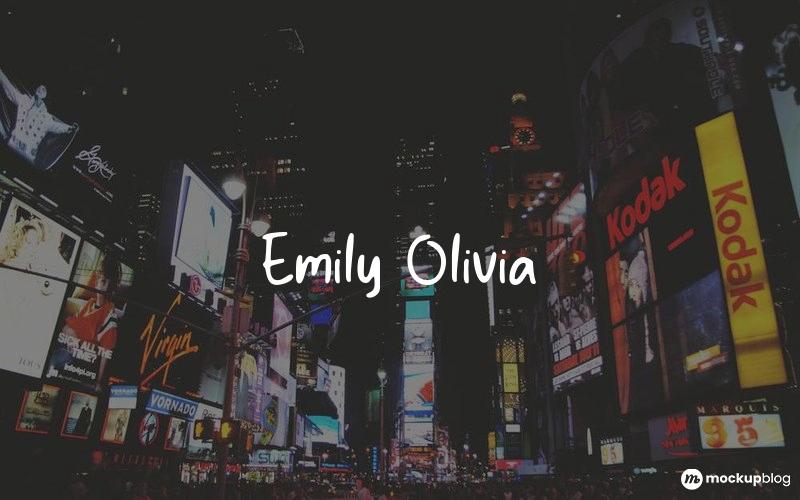 Emily Olivia Font