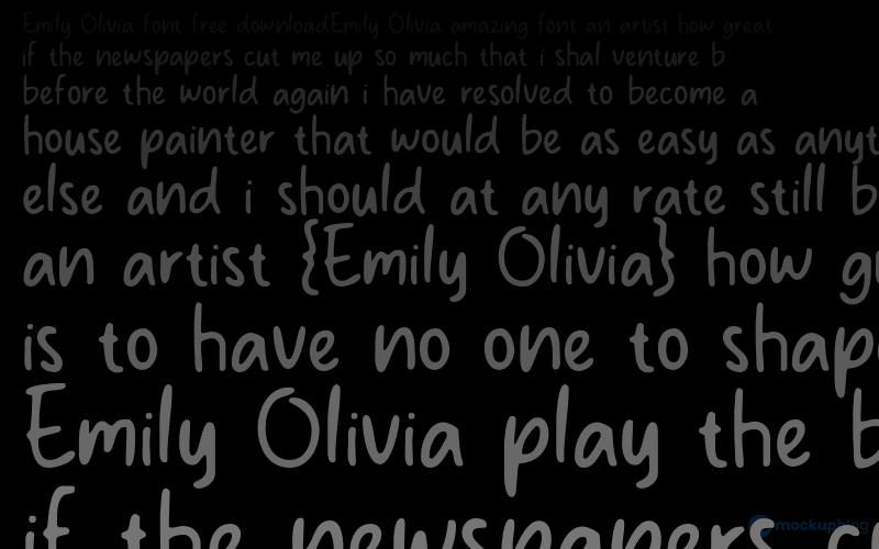 Emily Olivia Font