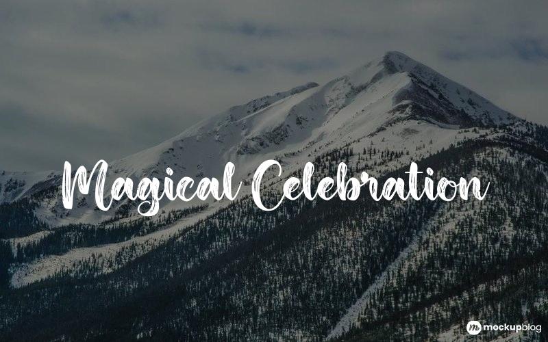 Schriftart Magical Celebration