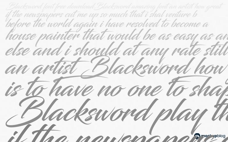 Blacksword Font