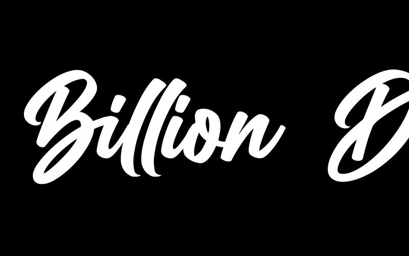 Billion Dreams Font