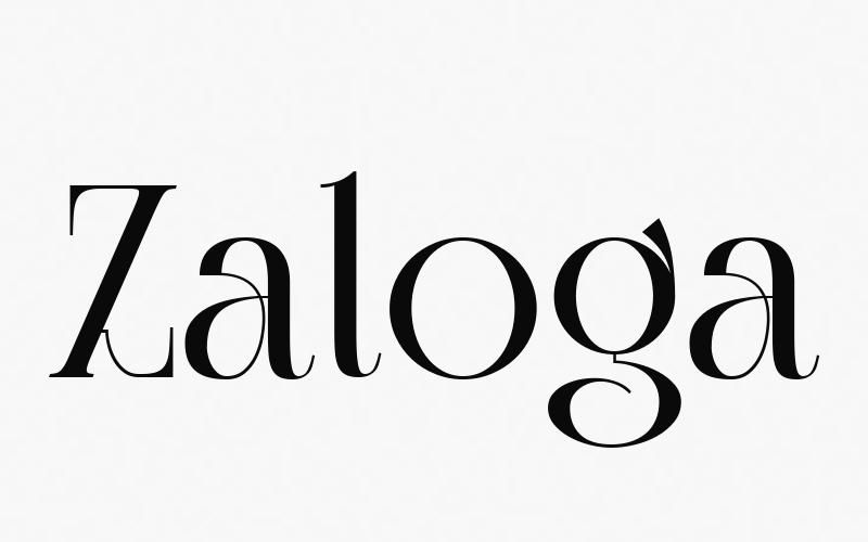 Zaloga Font