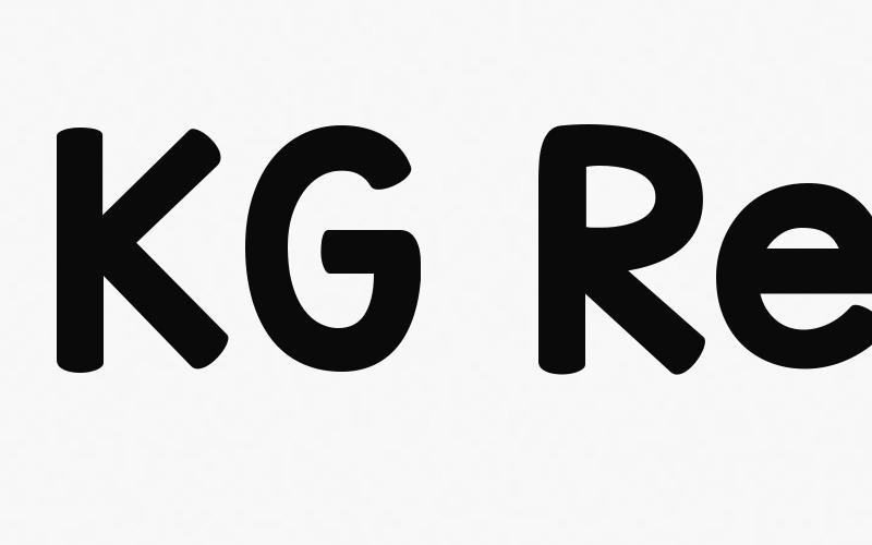 KG Red Hands Font