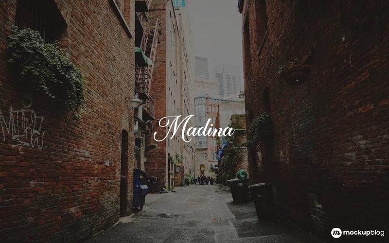 Madina Schriftart