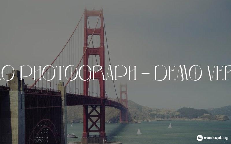 Metro Photograph – Demo Version Font