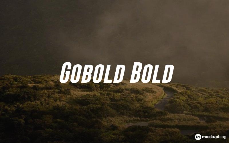 Gobold Bold Font