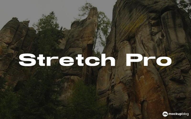 Stretch Pro Font