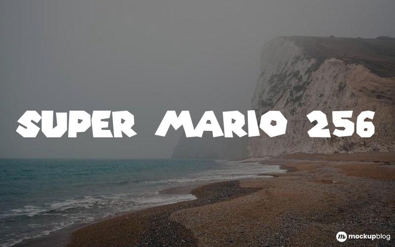 Super Mario 256 Font