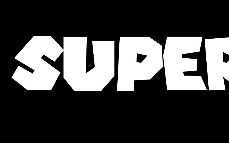 Super Mario 256 Font