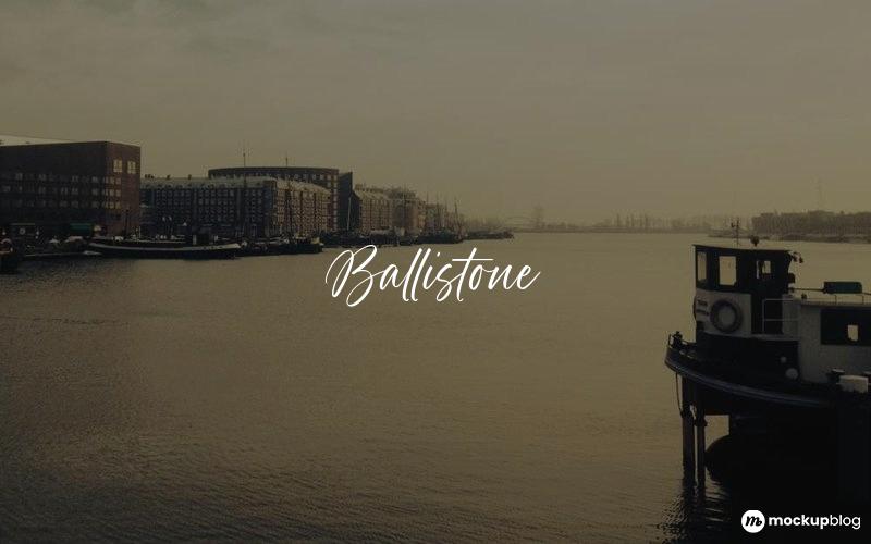 Ballistone Font