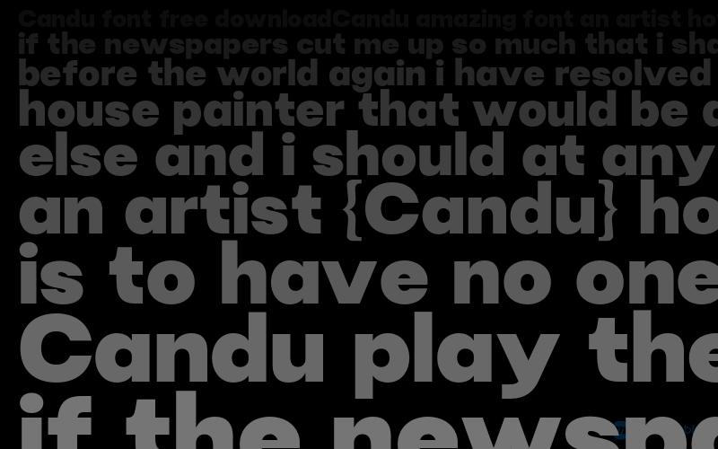 Candu Font