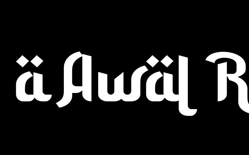 a Awal Ramadhan Font