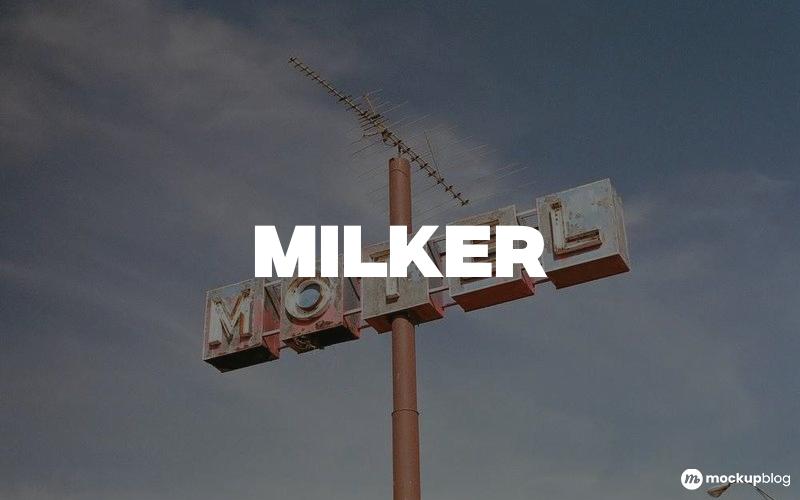 Milker Font