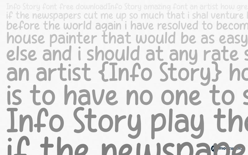 Info Story Font