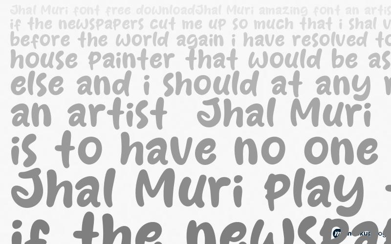 Jhal Muri Font