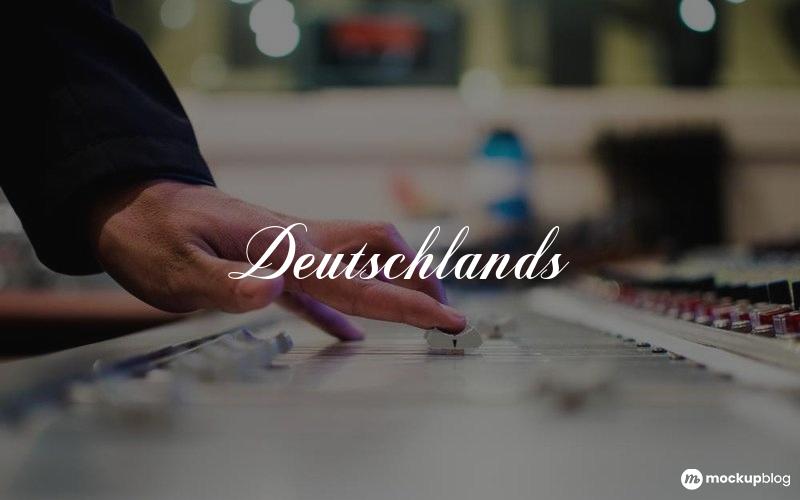 Deutschlands Schriftart