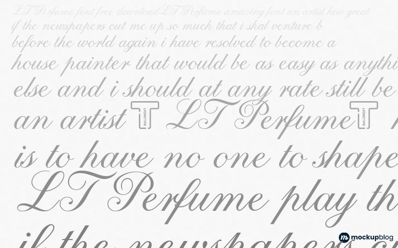 LT Perfume Font