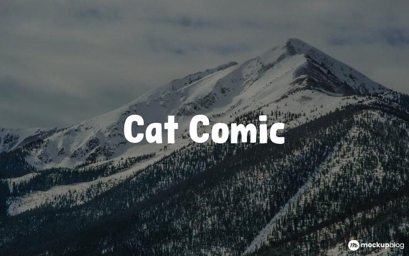 Cat Comic Font