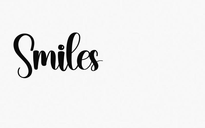 Smiles Font