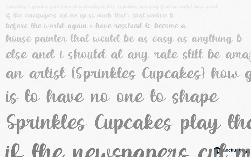 Sprinkles Cupcakes Font