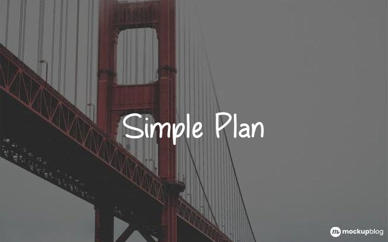 Simple Plan Font