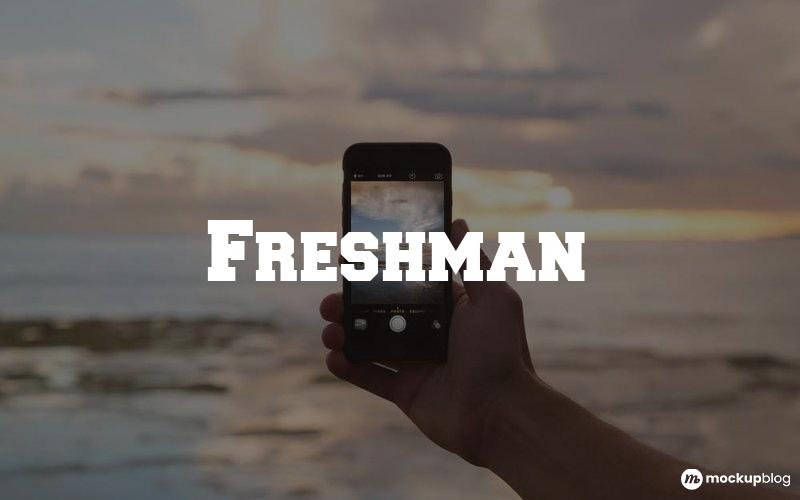 Freshman Font