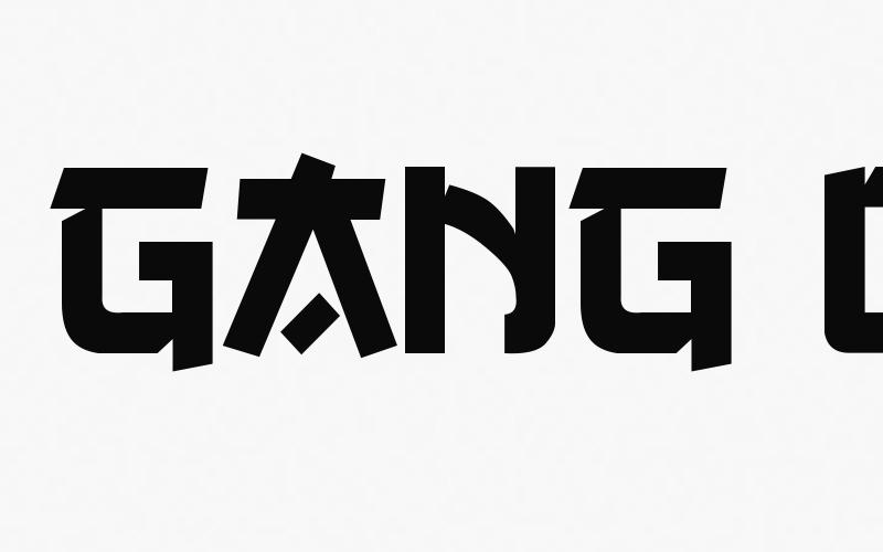 Gang of Three Font