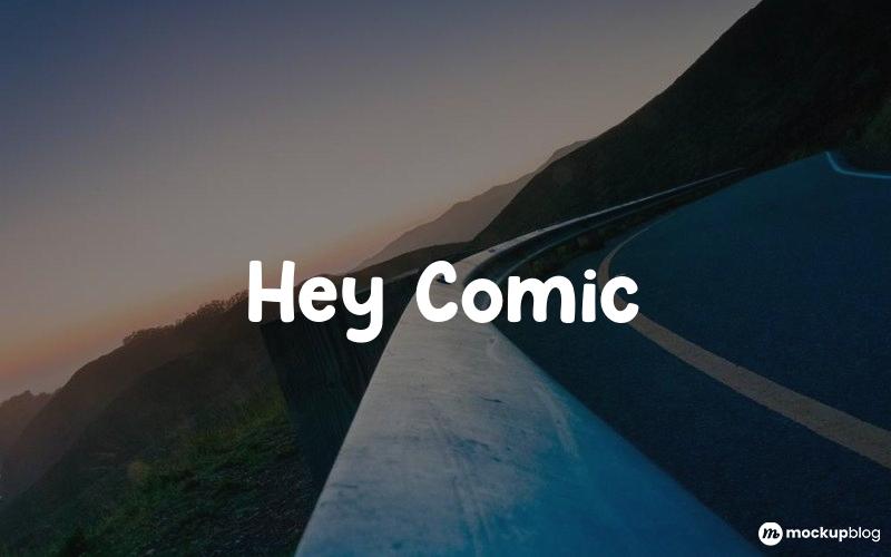 Hey Comic Font