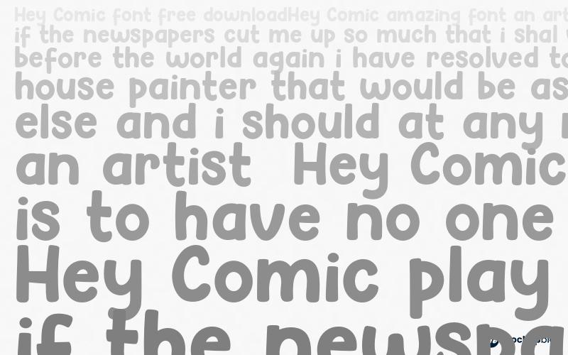 Hey Comic Font