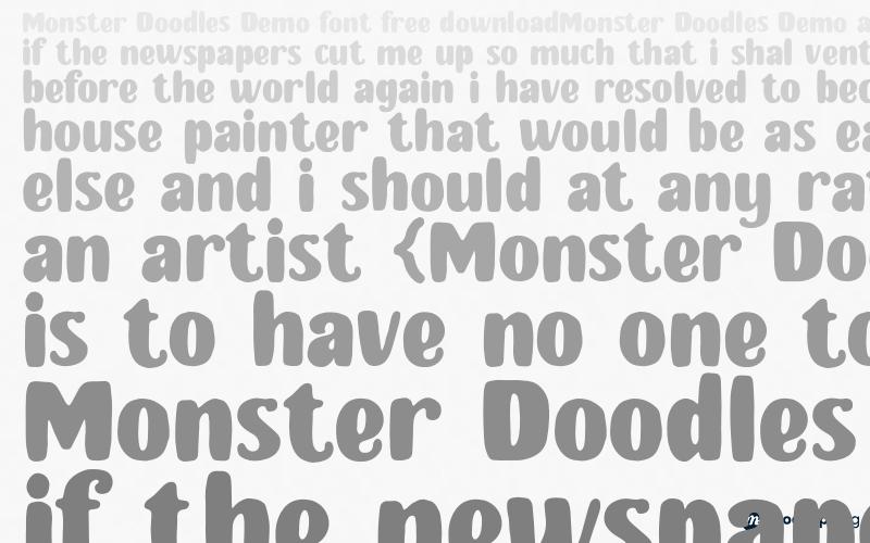 Monster Doodles Demo Font